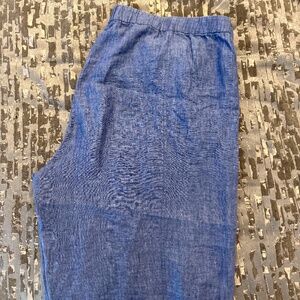 Eileen Fisher 2X 100% Délavé Linen pants